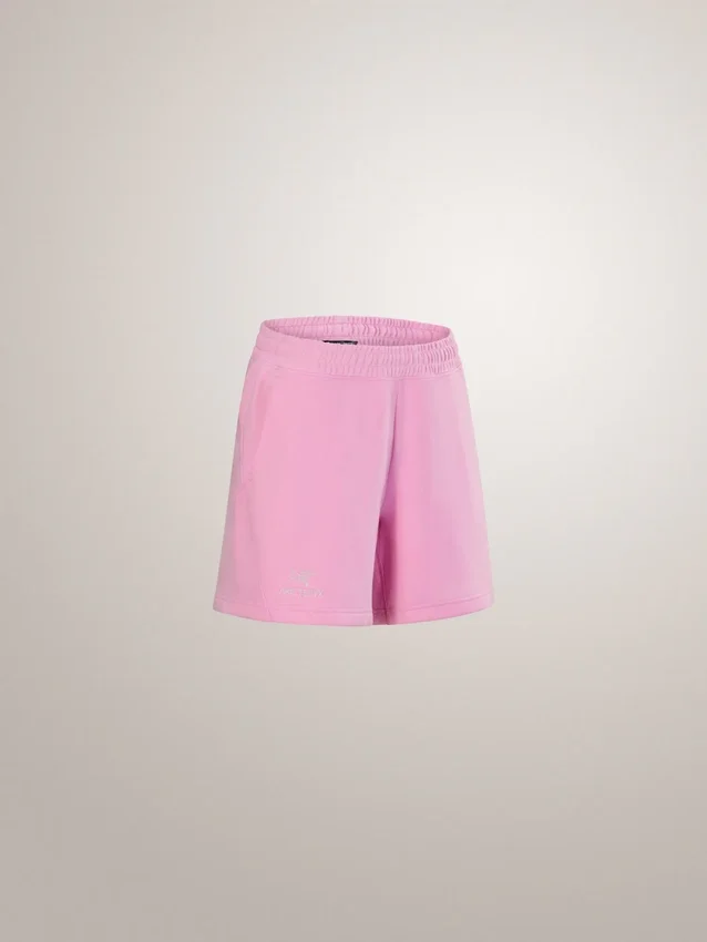 Pantalón corto de forros polares Emblem de 6" para mujer