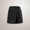 Pantalón corto de forros polares Emblem de 6" para mujer