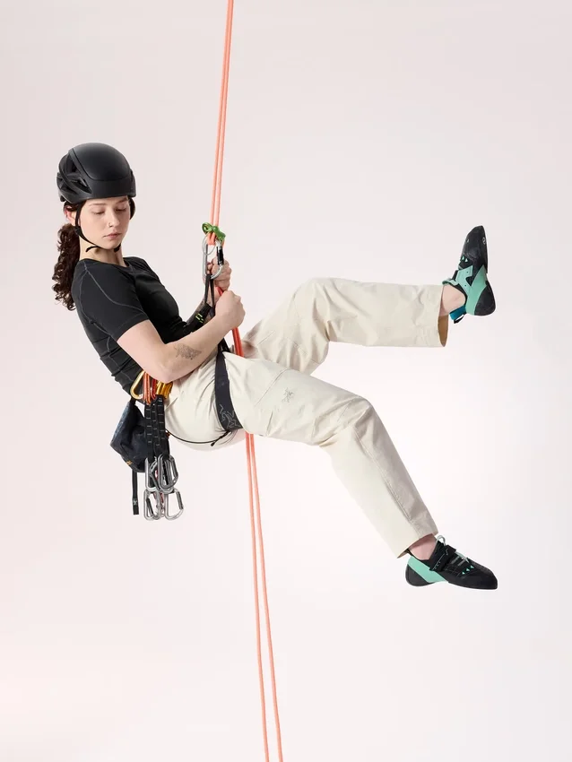 Pantalones Clarkia de algodón de pierna ancha para mujer