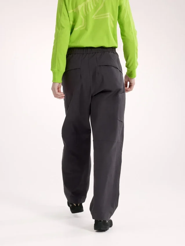 Pantalones Clarkia de algodón de pierna ancha para mujer