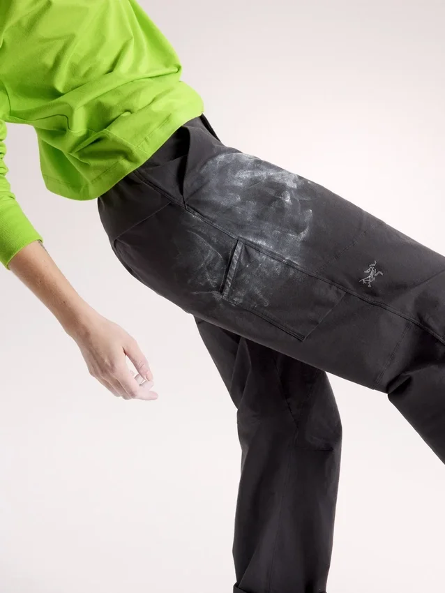 Pantalones Clarkia de algodón de pierna ancha para mujer