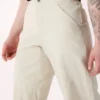 Pantalones Clarkia de algodón de pierna ancha para mujer