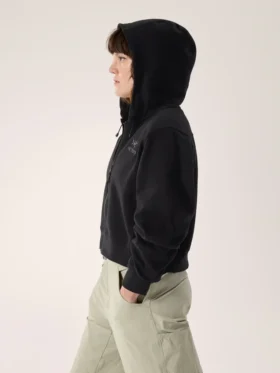 Sudadera con capucha y cremallera completa Emblem Forro Polar para mujer