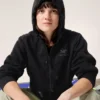 Sudadera con capucha y cremallera completa Emblem Forro Polar para mujer