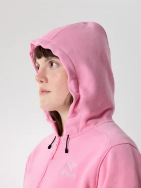 Sudadera con capucha y cremallera completa Emblem Forro Polar para mujer