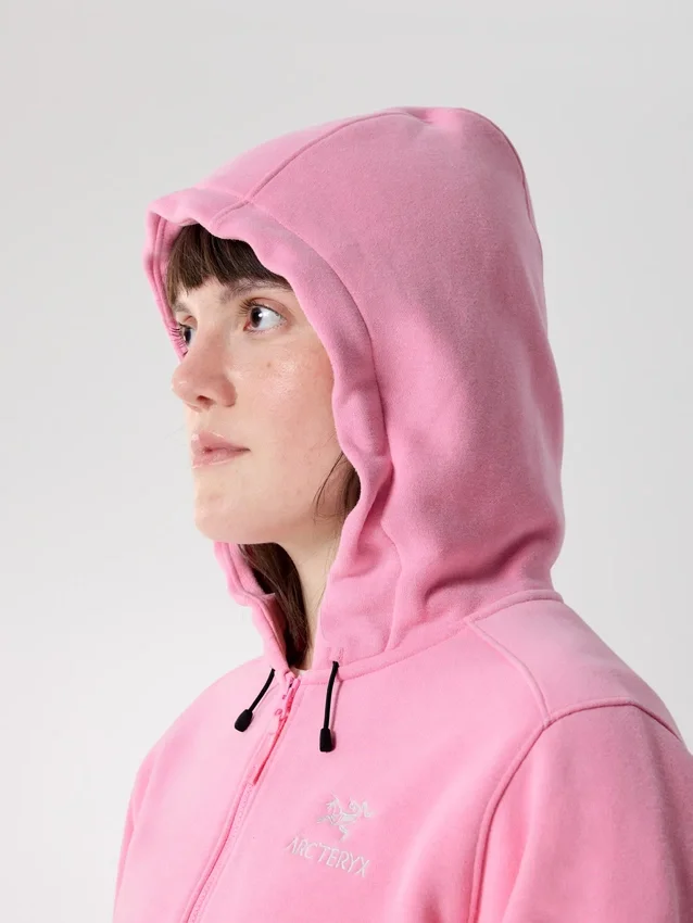 Sudadera con capucha y cremallera completa Emblem Forro Polar para mujer