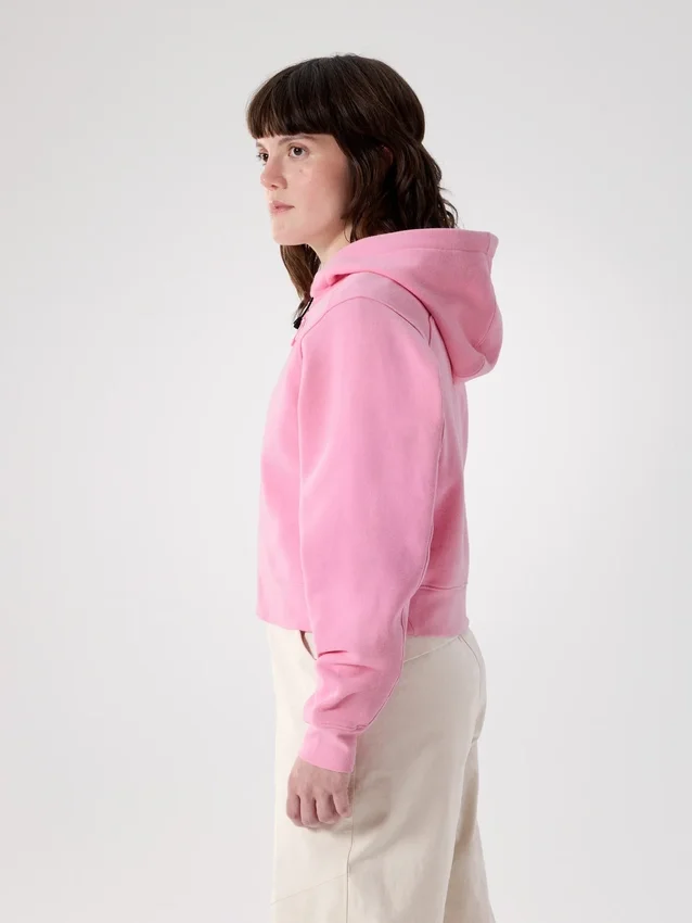 Sudadera con capucha y cremallera completa Emblem Forro Polar para mujer