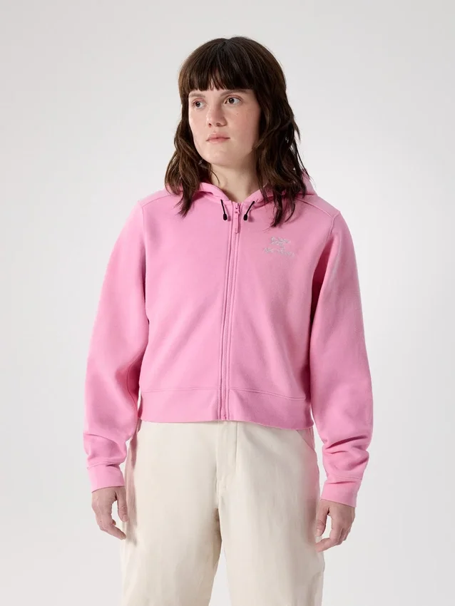 Sudadera con capucha y cremallera completa Emblem Forro Polar para mujer