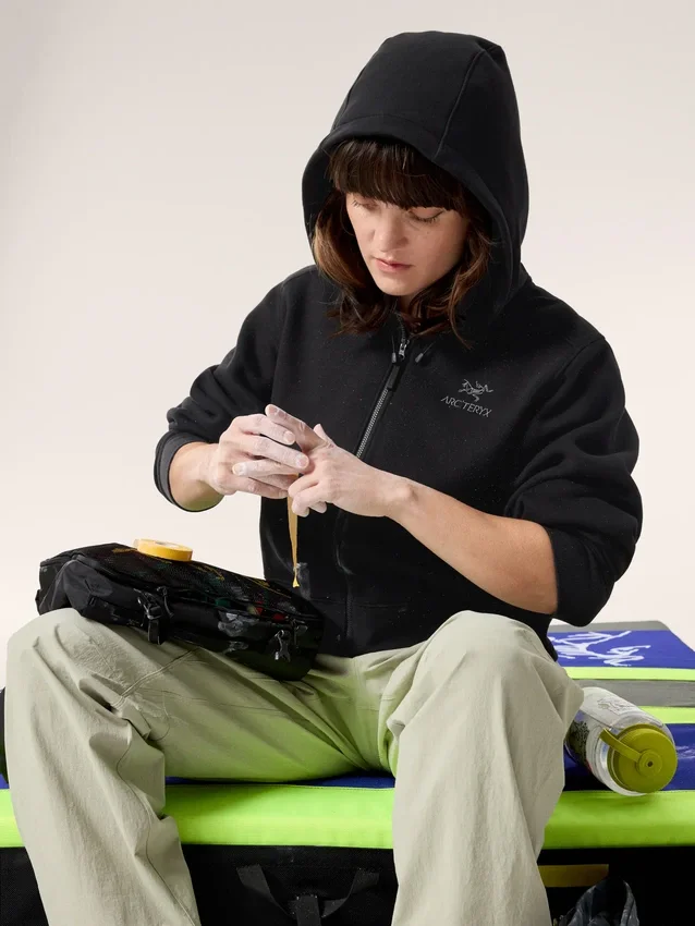 Sudadera con capucha y cremallera completa Emblem Forro Polar para mujer
