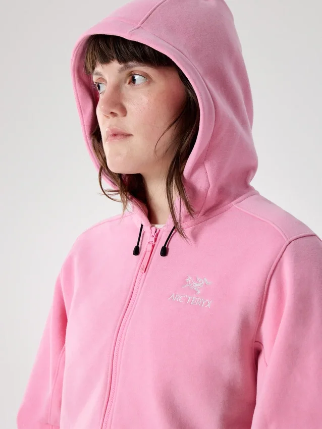 Sudadera con capucha y cremallera completa Emblem Forro Polar para mujer