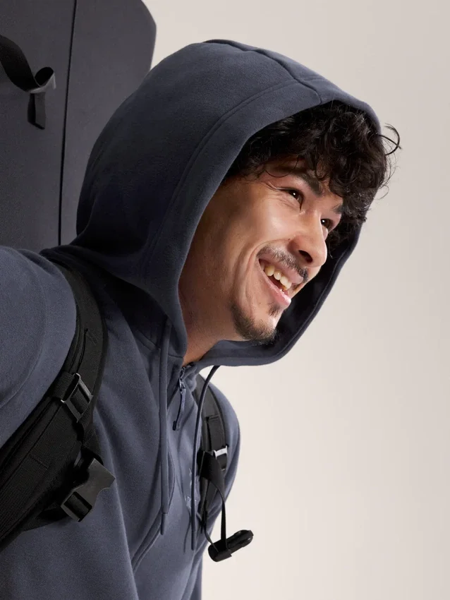 Sudadera con capucha y cremallera completa Emblem para hombre