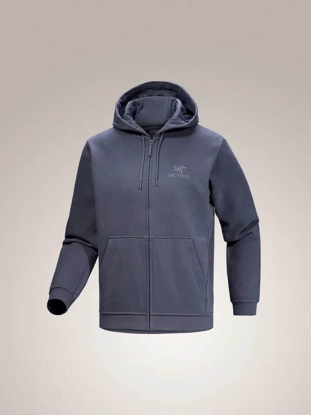Sudadera con capucha y cremallera completa Emblem para hombre