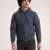 Sudadera con capucha y cremallera completa Emblem para hombre